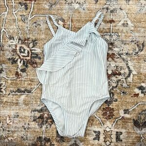 Chic Striped One-Piece Swimsuit